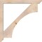 Ekena Millwork Westlake Slat Smooth Bracket w/ Offset Brace, Douglas Fir, 5 1/2"W x 46"D x 46"H BKT0604X46X46WTL06SDF - alternate 3